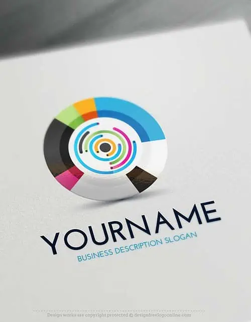 Design Your Own Free 3D Target Logo Template