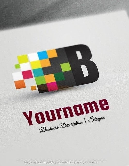 Design Free Logo Online: Digital Art Logo Template