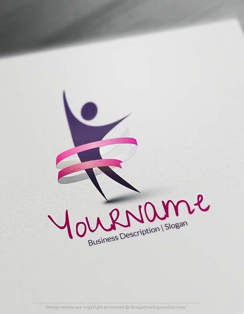 Yoga Dancing Sports logos