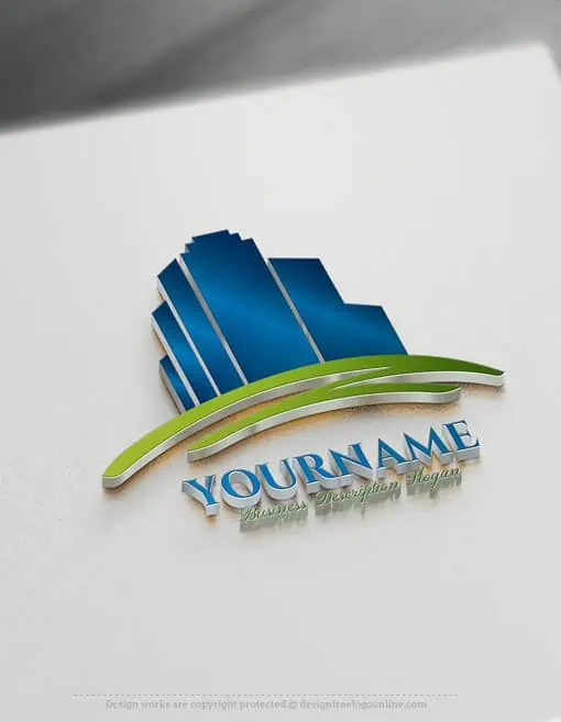 Create Your Own Online Real Estate Buildings Logo Design Ideas