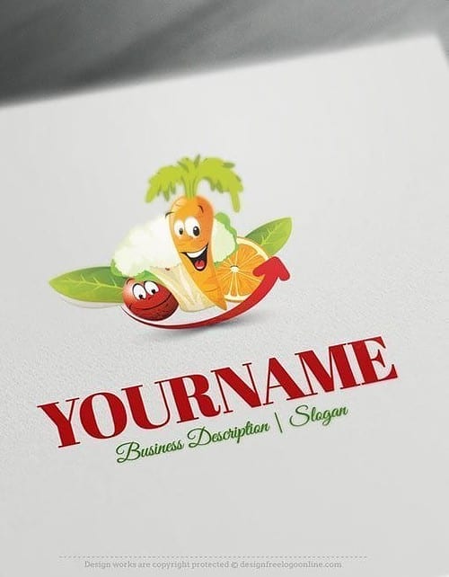 Design-Free-Health-Diet-Fruits-Vegetables-Online-Logo-Template