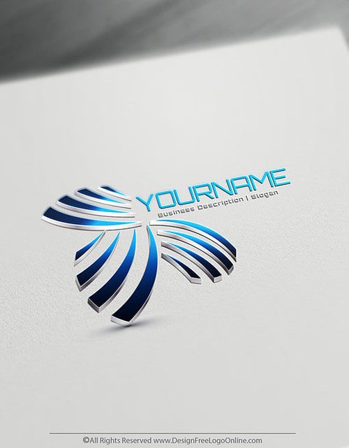 Create Your Own Abstract 3D Logo with free logo design templates