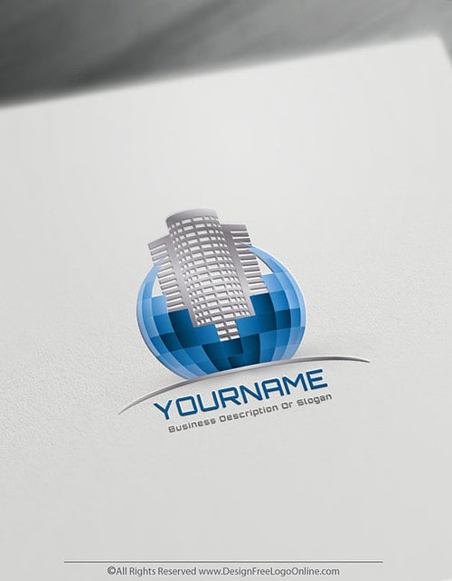 create Modern Buildings Logo with the Real Estate Logo Maker
