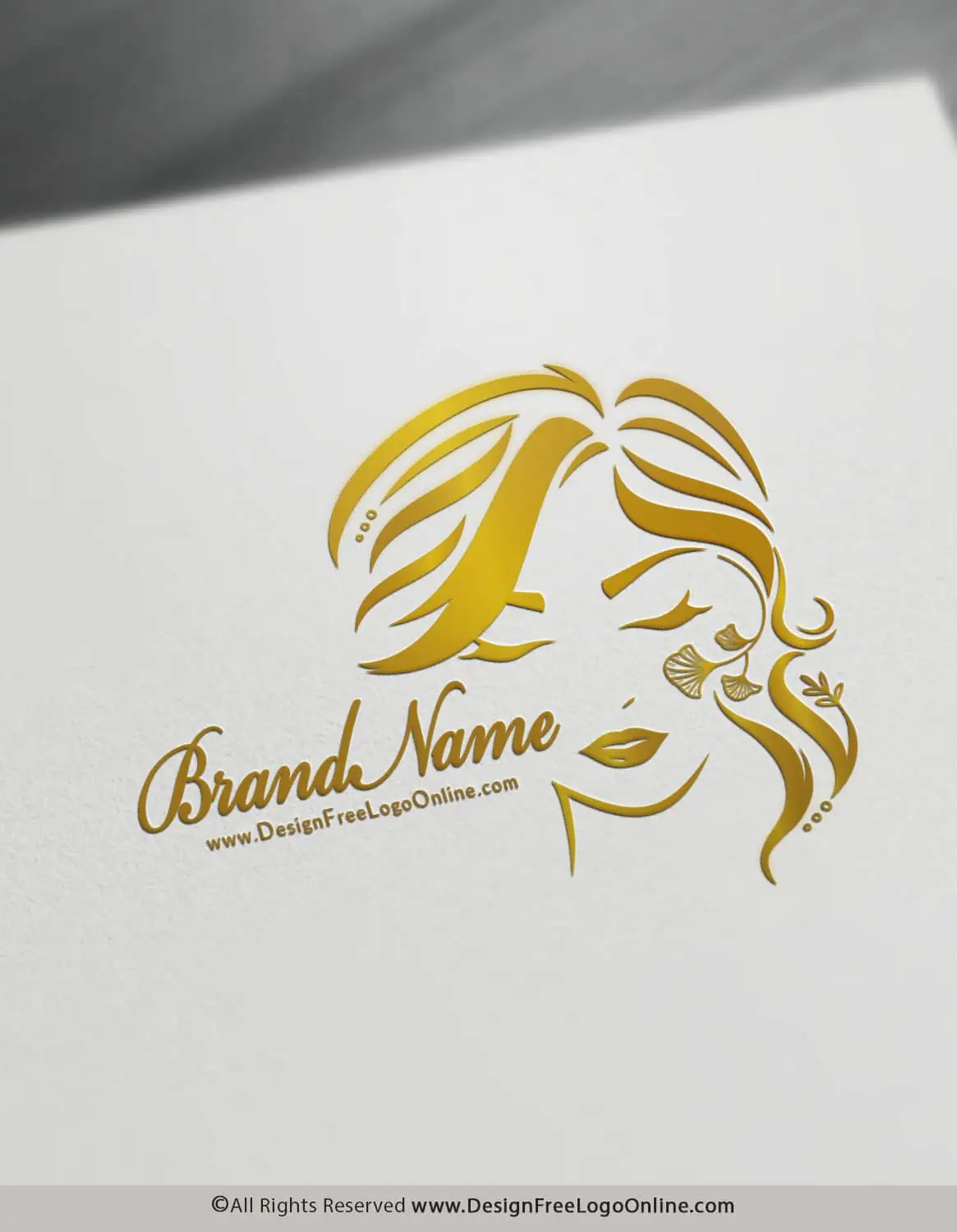 Beauty logo design instantly