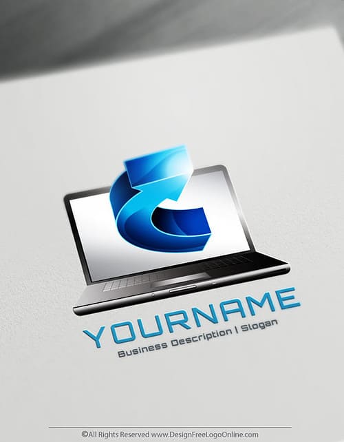 Design Your Own Online Computer Logo by using the best Technology Logo Maker