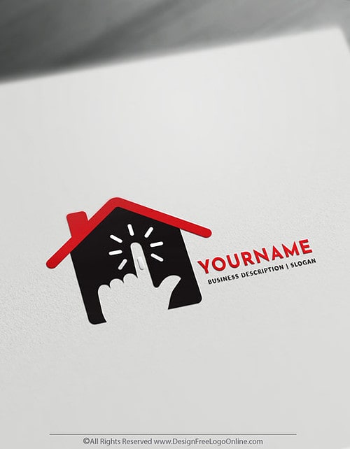 Easily create a Online House Searching Logo Template with the best Real Estate Logo Maker