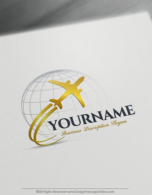 Design Free Logo Online made online Airplane logo creating easy and fast. Create Your Own Airplane Logo Ideas. Try the free logo maker today