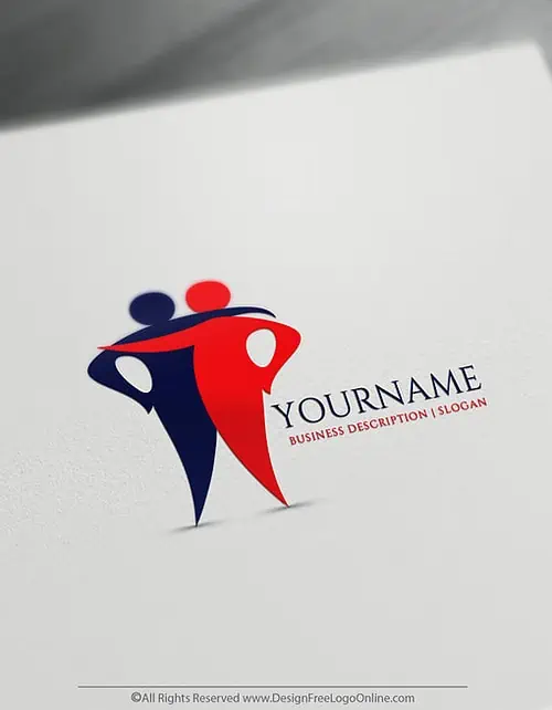 Diseñe instantáneamente sus propias ideas de logotipos de grupos de abrazos con el creador de logotipos en línea