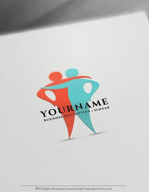 Diseñe instantáneamente sus propias ideas de logotipos de grupos de abrazos con el creador de logotipos en línea