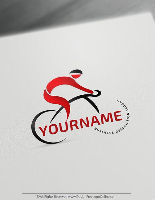 create high-quality Biking brand in Red colors