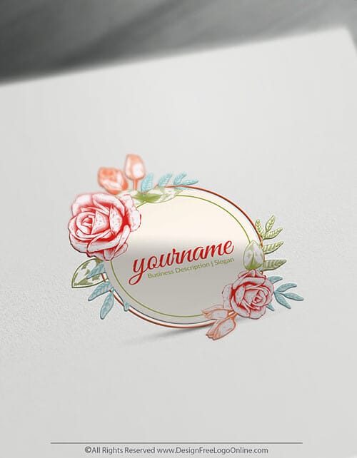 Design Your Own Rose logo ideas with Vintage Logo Maker.