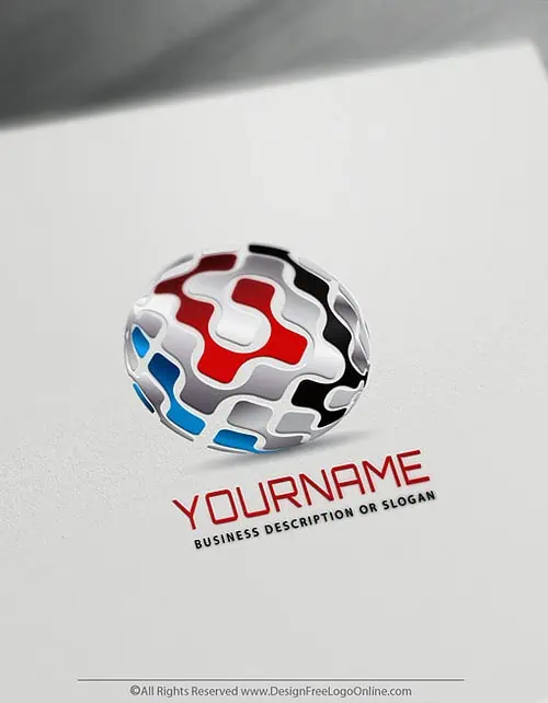 Create Your Own Online 3D Tech Logo Ideas in Minutes, free without registration