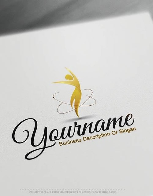 Easily customize this brand yourself with our free logo maker. Make your own Human Logo Templates designs without graphic designer skills.