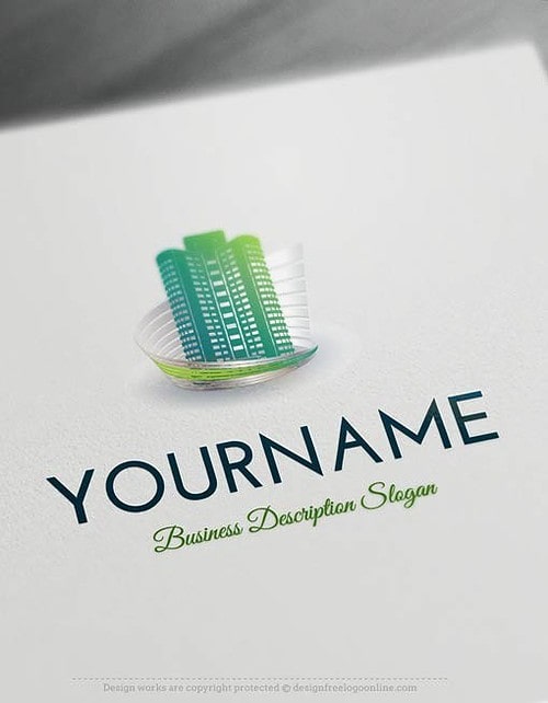 Design Free Logo: Easily customize this brand yourself with our free logo maker. Make your own Real Estate Buildings logo template designs