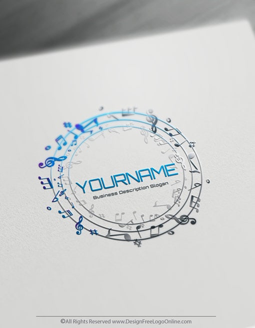 Nieuw Free Music Logo Maker - Online DJ Logo Design Templates GY-69