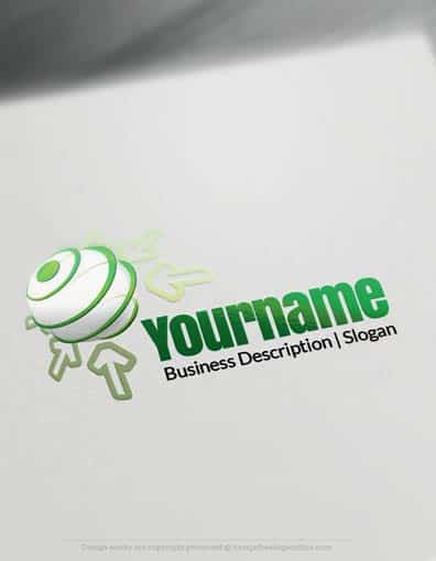 Sphere Logo  Made Fast with 3D logo maker app. Create as many cool 3D logo ideas as you need - 100% free. Receive your new logo Fast Today