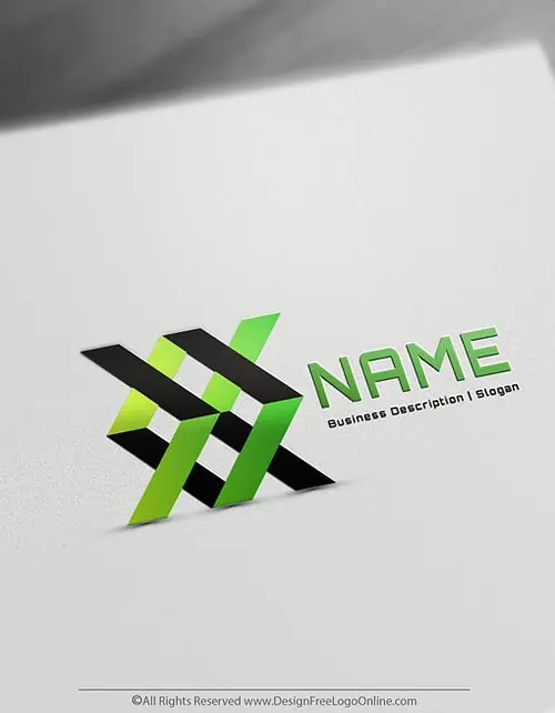 Create Your Own Geometric Logo Design - Free 3D Logo Maker