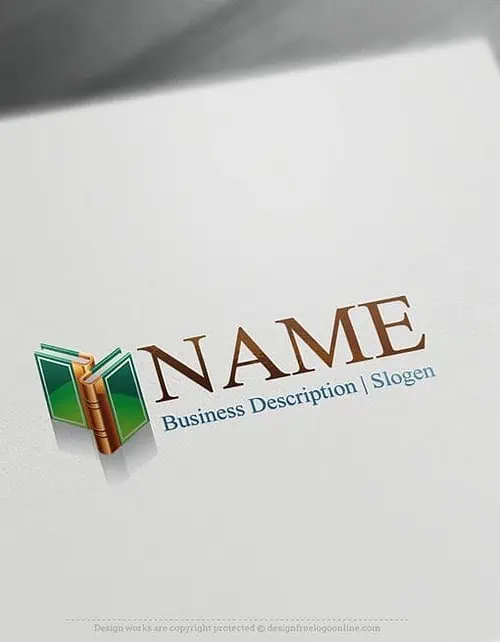 Create a Logo Free - Books Logo Templates