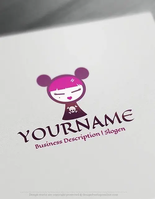Create-a-Logo-Free-Fashion-Girl-Logo-Templates