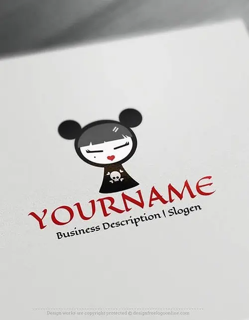 Create-a-Logo-Free---Fashion-Girl-Logo-Templates