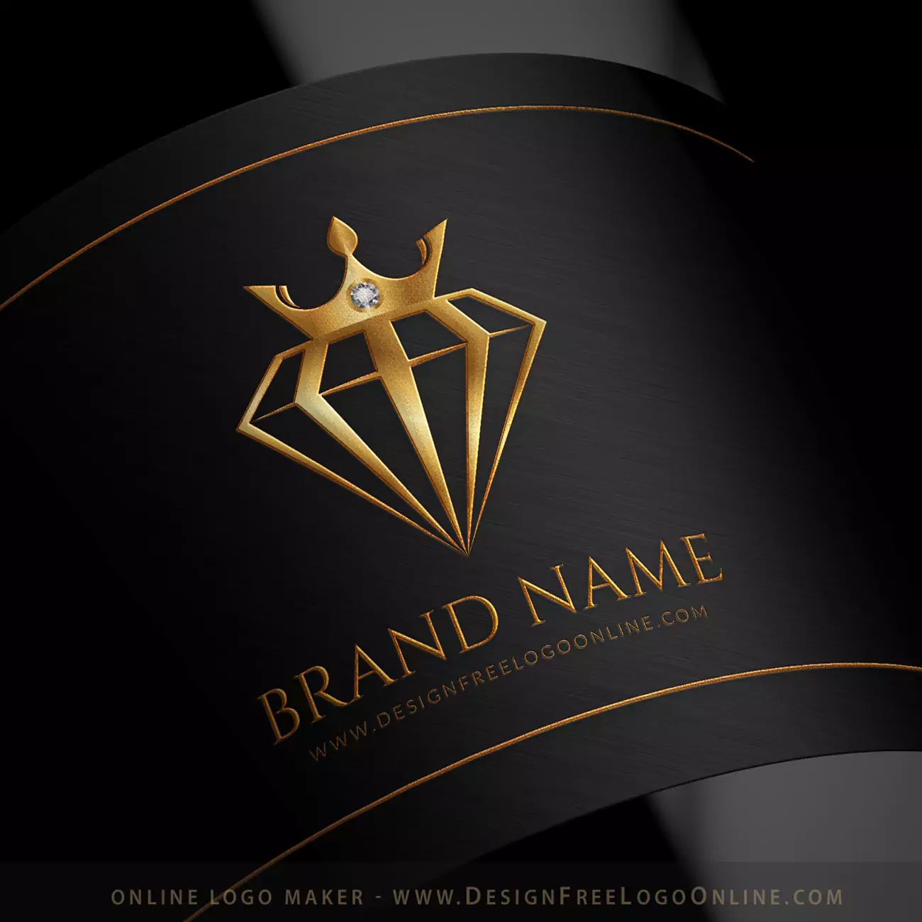 Luxus-Diamant-Logo-Design