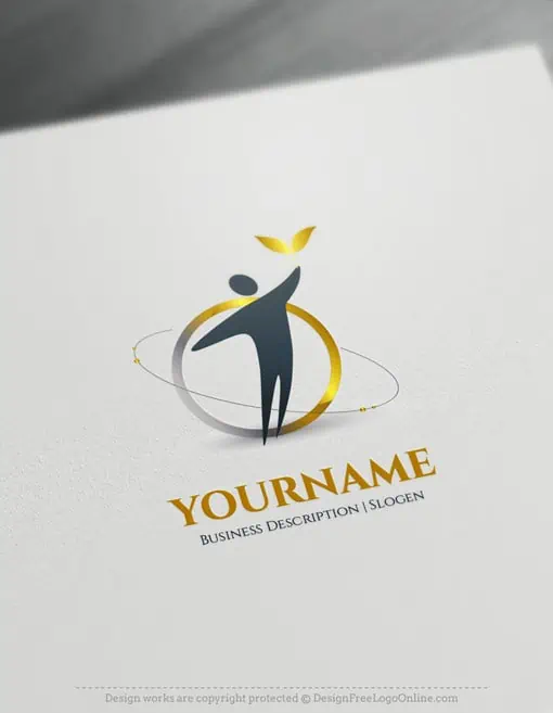 elegant finance logo maker
