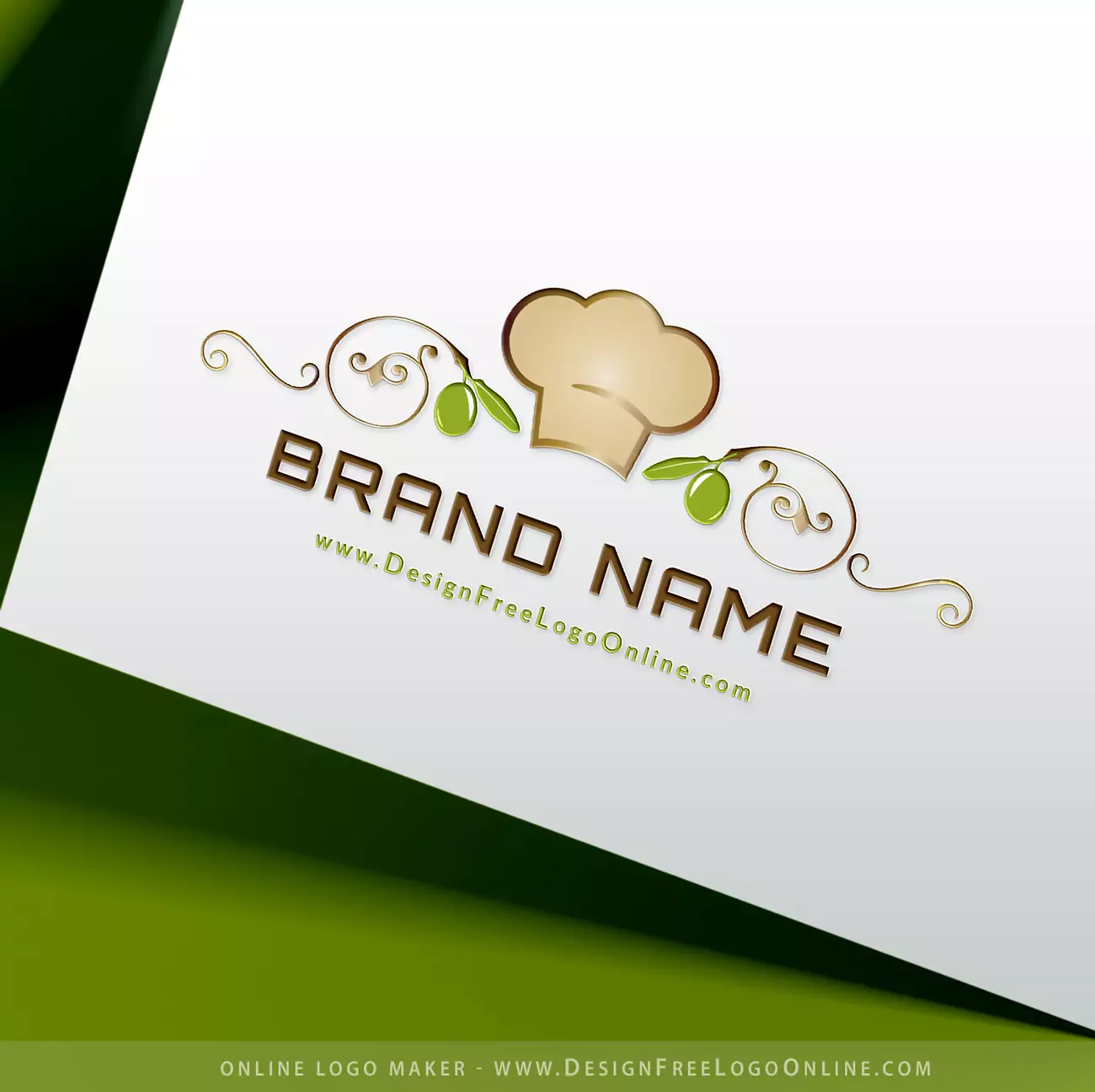 Design de logotipo de cozinha de chef – Modelos de logotipo gratuitos