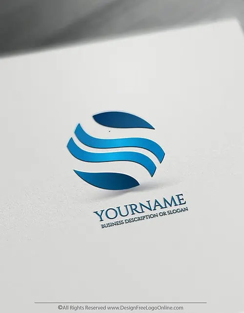 Create your own Blue waves logo design ideas with the logo maker.