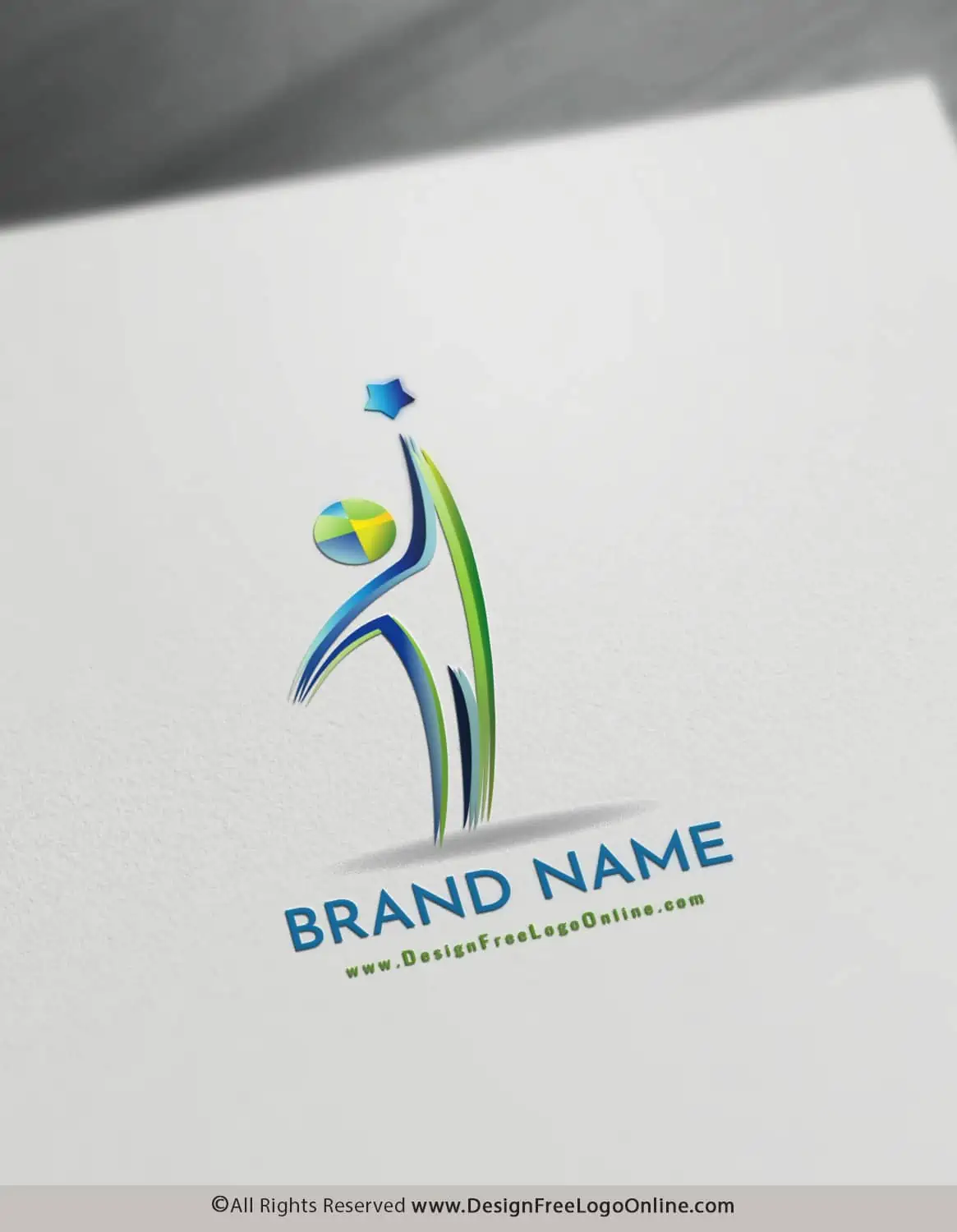 Modèles de logos Man Star