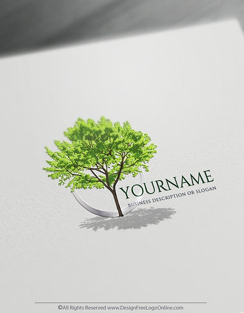 use our Logo Creator for free to create tree logo ideas.