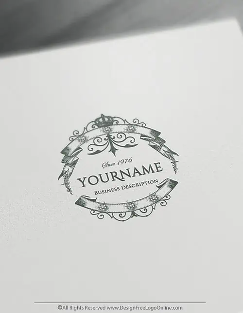 Free Vintage Logo Maker - Retro Fashion Logo Template