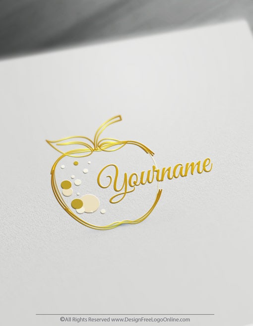 Create A Logo Online With The Apple Logo Template