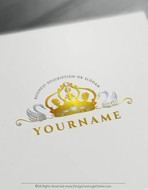 royal swans Logo idéer