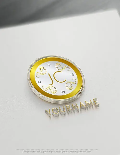 Luxurious Diamond Logo Design - Gold Jewelry logos - Free Logo maker