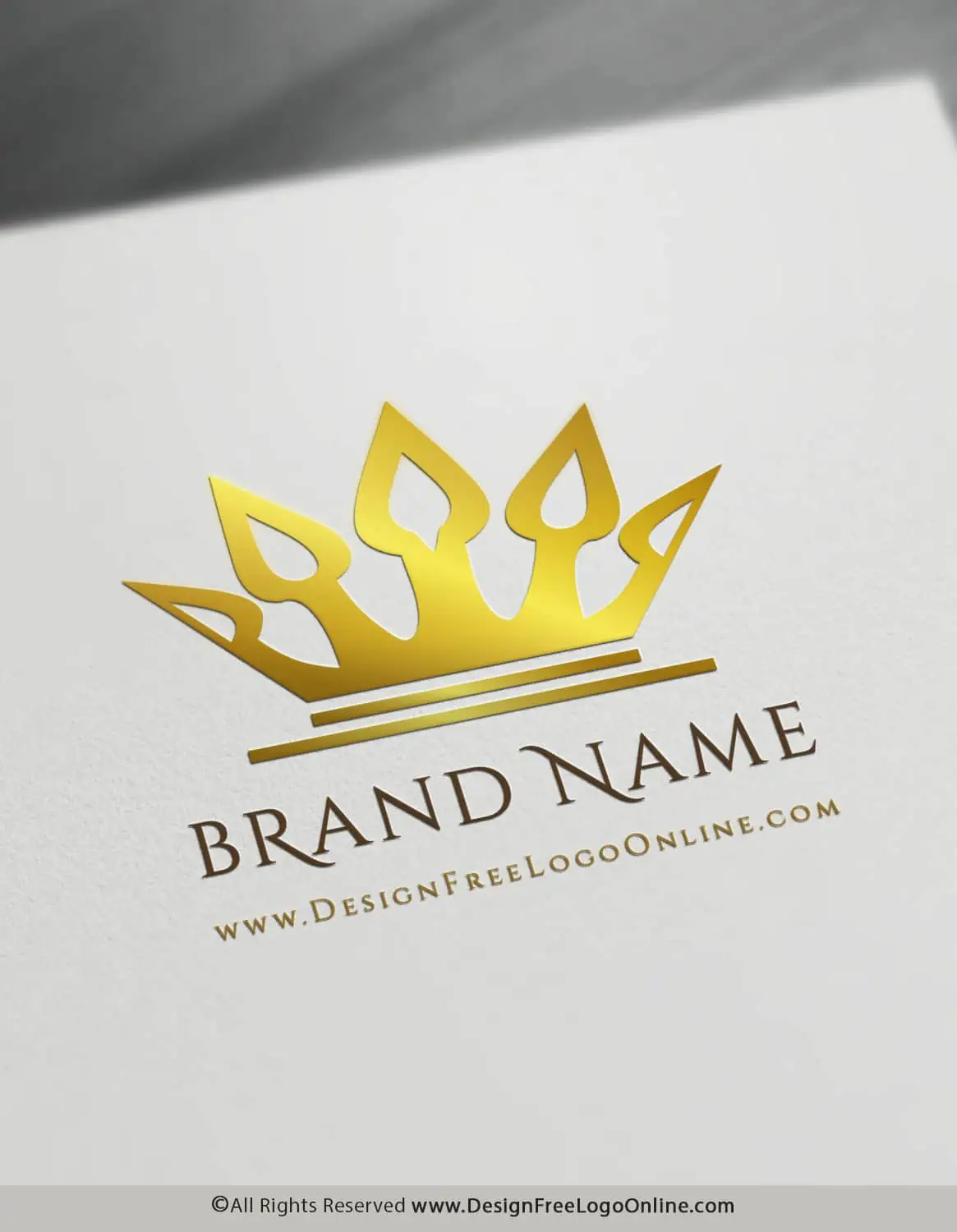 Simple Royalty Crown logo design