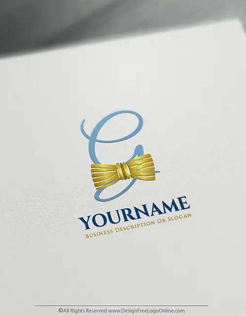 Make stylish fashion Logos with the Bowtie Logo Maker