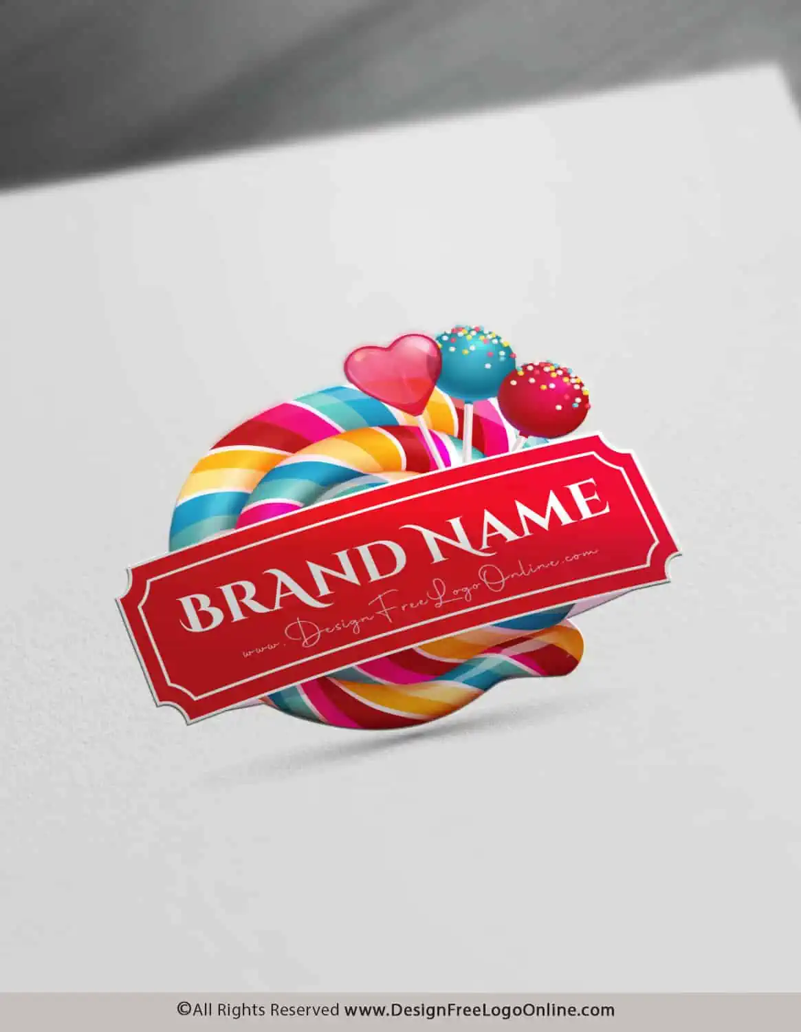 candy land logo maker