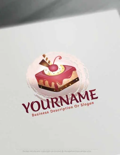 Free Logo Maker - Online Sweet Cupcake logo design