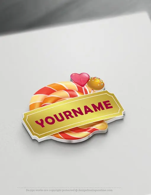Golden Lolly Logos Design Templates