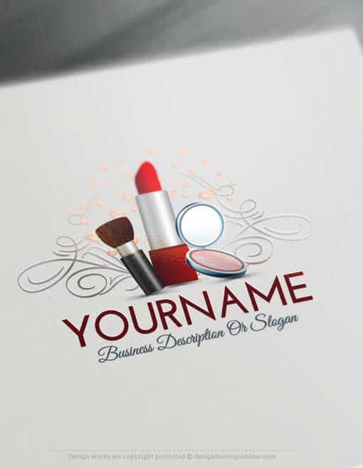 Free Lipstick Logo Creator Makeup