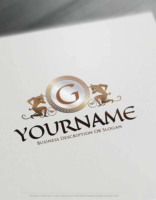 Create online Egyptian letters Logo Design with Free Logo Maker