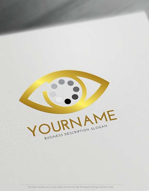 Create search eye Logo online with Logo Creator Free