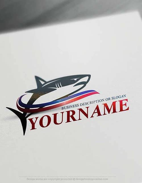 Create Powerful Shark Logo with the best Free Logo Creator