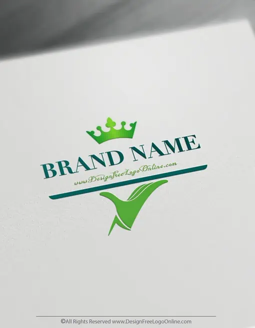 criador de logotipo de restaurante de comida vegana