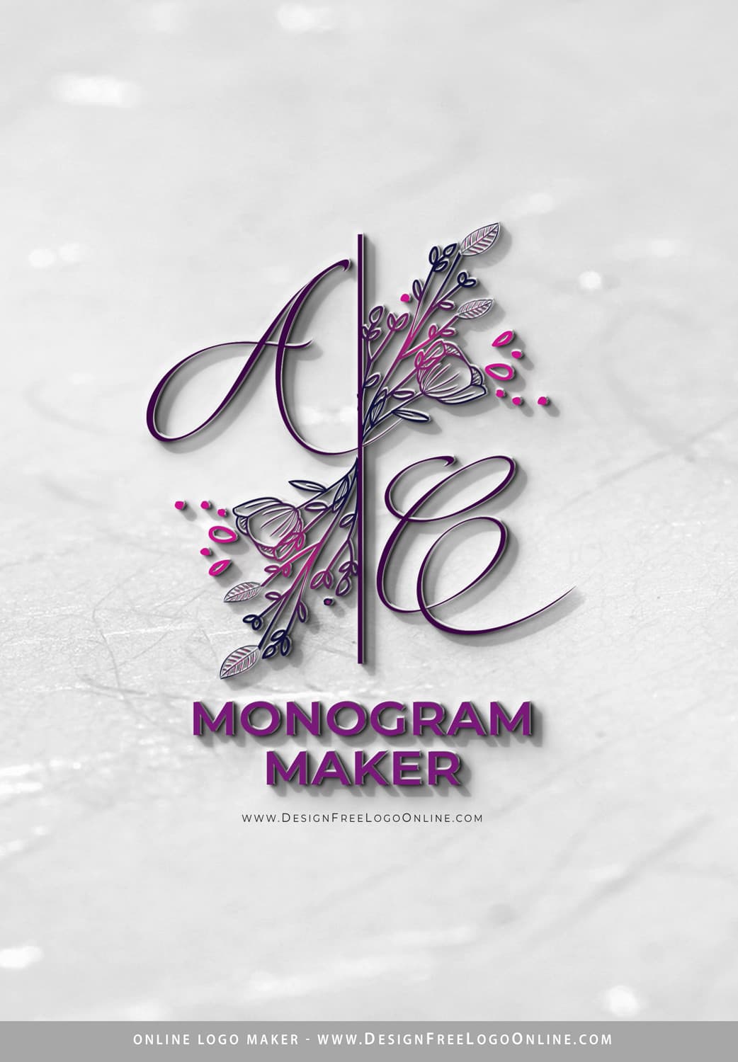 Online Monogram Maker Designer