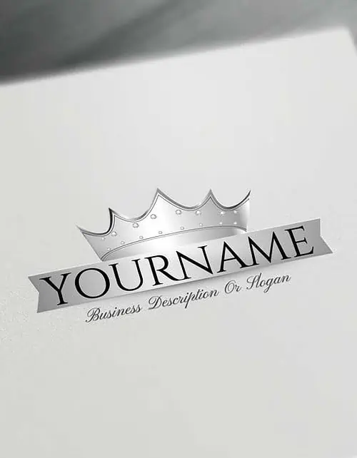 Free Logo Creator - Royal Diamond Crown Logo Maker