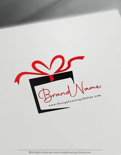 Premium Ribbon Gift Logo