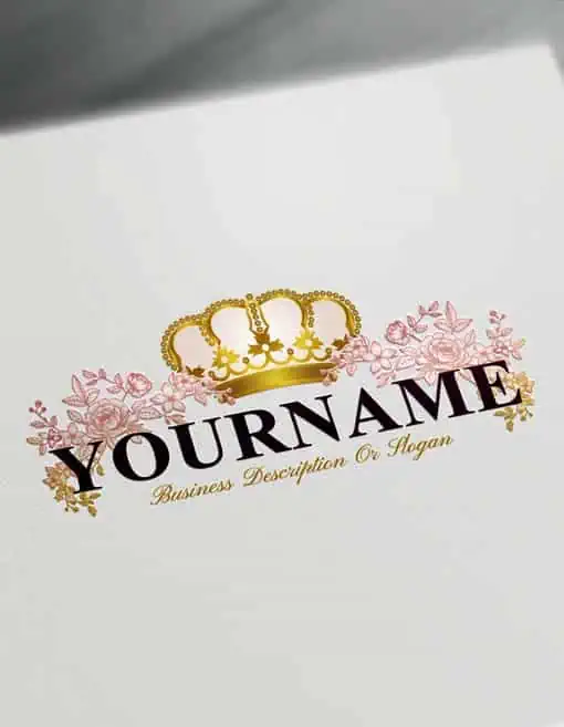 Online Roses Logo Template