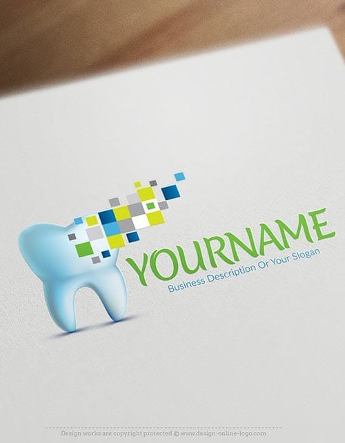 Make Modern Dentistry Logo Online - Free Dentist Logo Creator