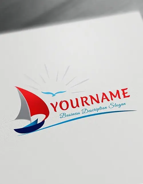 Boat Logo Design Online - Sailing logos Maker Create Sail Logo